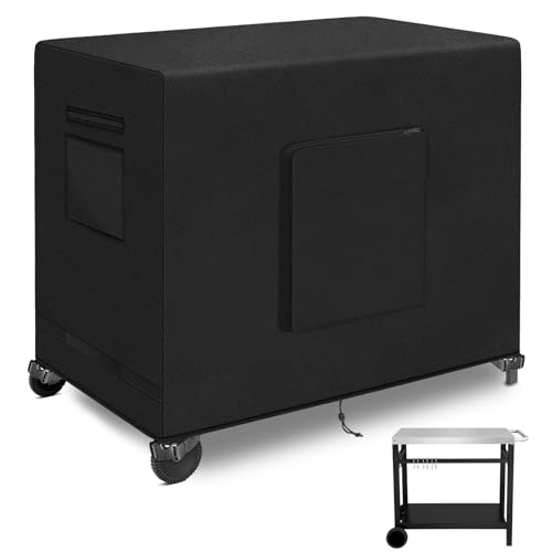 Kovshuiwe Outdoor Table Cover for Rovable Dining Cart Table, Outdoor Bar Cart Cover for 40" Worktable, Waterproof Patio Dining Cart Cover-145x65x88cm von Kovshuiwe