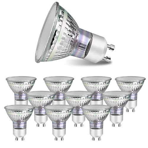 Kowanie 10er Pack GU10 LED Warmweiss 4W Leuchtmittel Lampe Ersetzt 40W Halogenlampe Glühbirne 3000K Energiesparlampe Abstrahlwinkel 110° Spot Reflektor Birne Glühlampen Strahler Spot - Nicht dimmbar von Kowanie