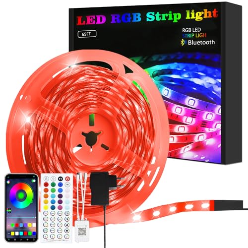 Kowanie LED Strip 20m RGB Streifen - mit Fernbedienung Lichterkette Bluetooth Musik Sync Zimmer Band Beleuchtung Lichtband Dimmbar Farbwechsel Licht für Innen Zuhause Partei deko Kowanie LED Strip 20m RGB Streifen - mit Fernbedienung Lichterkette Bluetooth Musik Sync Zimmer Band Beleuchtung Lichtband Dimmbar Farbwechsel Licht für Innen Zuhause Partei deko von Kowanie