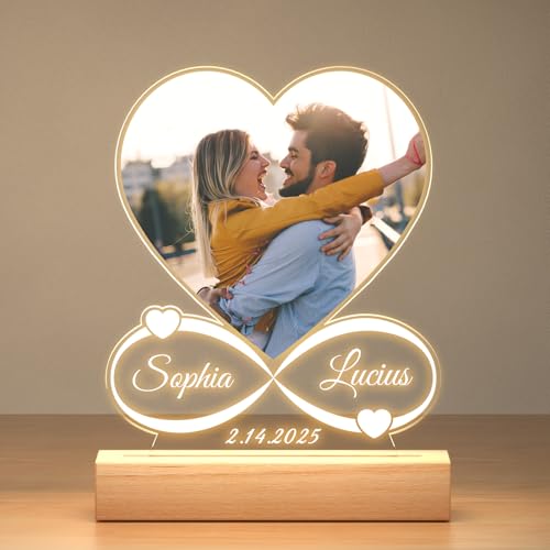 KoxSmar Personalisierte Geschenke für Frauen & Männer, Personalisierte Bilderrahmen mit Foto, Personalisierte Foto Bilderrahmen mit Licht, Personalisierte Geburtstagsgeschenk für Frauen KoxSmar Personalisierte Geschenke für Frauen & Männer, Personalisierte Bilderrahmen mit Foto, Personalisierte Foto Bilderrahmen mit Licht, Personalisierte Geburtstagsgeschenk für Frauen von KoxSmar