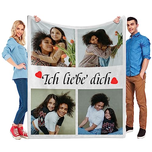 Personalisierte Kuscheldecke mit Foto, Personalisierte Decke mit Foto, Kuscheldecke Personalisiert, Personalisierte Geschenke für Familie, Freunde, Kinder, Haustiere von KoxSmar