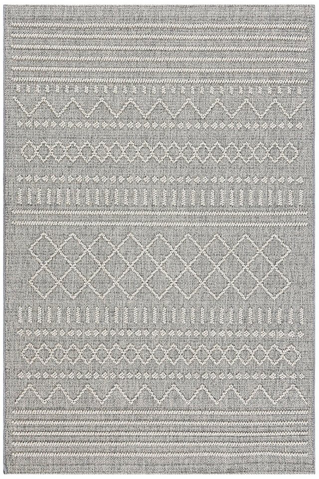 Koza Home Teppich Alba Creme und Grau Creme Teppich von Koza Home