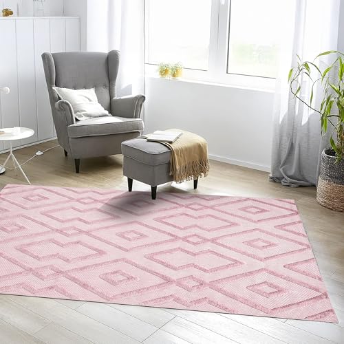Waschbar Teppich für Ihr Zuhause 200x290 Cm | Wohnzimmer Schlafzimmer Kuechenteppich Flur Teppiche Hochflor Dünner Easy Clean Laeufer | Weicher Moderner Wetterfest Einfarbig Gemusterter Teppich Carpet von Koza Home