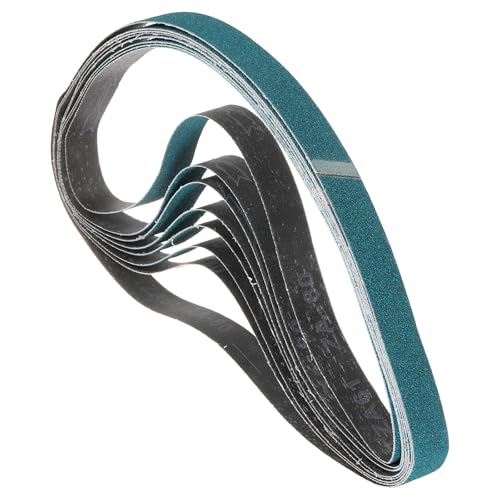 Kozelo 10 Stück Schleifbänder 1.2 x 13 Zoll 80 Körnung Zirkonia Schleifband Schleifpapier Für Bandschleifer Metallschleifen Holzbearbeitung Schweißrostentfernung Kozelo 10 Stück Schleifbänder 1.2 x 13 Zoll 80 Körnung Zirkonia Schleifband Schleifpapier Für Bandschleifer Metallschleifen Holzbearbeitung Schweißrostentfernung von Kozelo