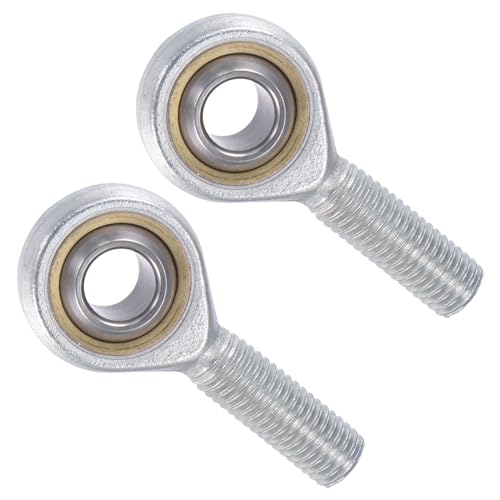 Kozelo 2 Stück SA12TK Gelenklager - [12mm Bohrung M12x1.75 Rechtsgewinde] Fischgelenk, Kohlenstoffstahl von Kozelo