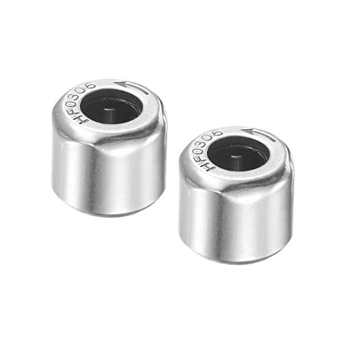 Kozelo 2Stk HF0306 Nadel Roller Lager - [3mm x 6.5mm x 6mm] Einweg Kupplungslager für Getriebe mit Chromstahl Rollen von Kozelo