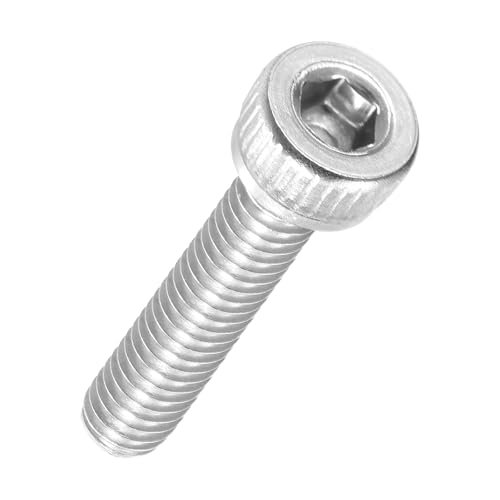 Kozelo 50 Stück Zylinderschrauben mit Innensechskant - [M2,5-0,45 x 12mm] Schrauben Edelstahl 304 Vollgewinde Innensechskantschraube Befestigung Ersatz für Elektromotor Lüfter Auto von Kozelo