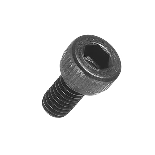 Kozelo 50 Stück Zylinderschrauben mit Innensechskant - [M3-0,5 x 6mm] Schrauben Kohlenstoffstahl Schwarzoxid DIN 912 Vollgewinde Innensechskantschraube für Industrielle Mechanischen von Kozelo