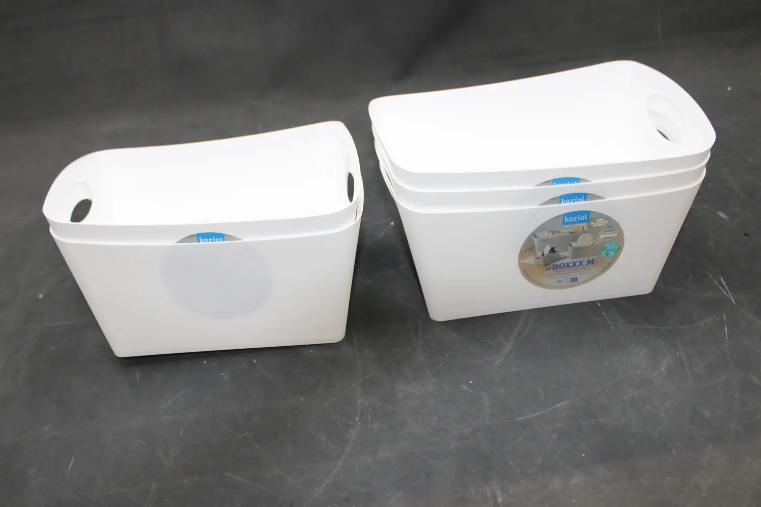 B-Ware Koziol Boxxx Aufbewahrungsbox M Recycled Aufbewahrungskiste 5 Stück Siehe Text B-Ware Koziol Boxxx Aufbewahrungsbox M Recycled Aufbewahrungskiste 5 Stück Siehe Text von Koziol