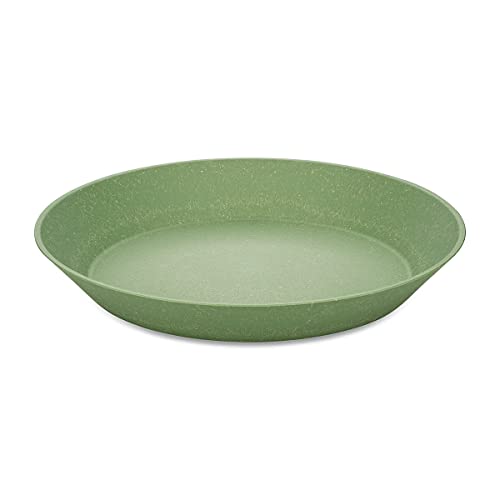 CONNECT PLATE 240mm Tiefer Teller 240mm 4er Set nature leaf green von Koziol