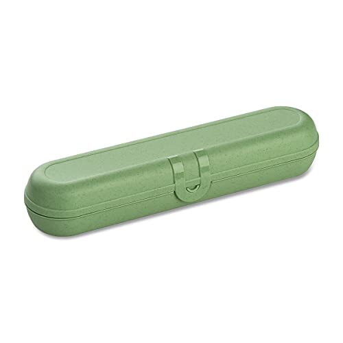 KLIKK ETUI Besteck Etui nature leaf green von Koziol