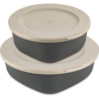 KOZIOL Frischhaltedose "CONNECT BOX SET KOPENHAGEN", (Set, 2 tlg., 2er-Set), spülmaschinengeeignet+Mikrowellen-,melaminfrei, 0,7, 1,3 Liter von Koziol