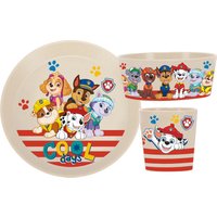 KOZIOL Kindergeschirr-Set "CONNECT PAW PATROL", (Set, 3 tlg., je 1 Kinderbecher, Kinderschale, Kinderteller), Made in Germany. Biozirkulärer Kunststoff, 400 ml von Koziol