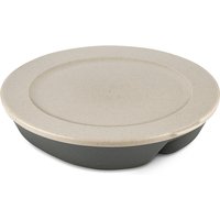 KOZIOL Mikrowellenteller "CONNECT SEPAREE" recycelbar + aus biozirkulärem Material, 1,5 Liter von Koziol