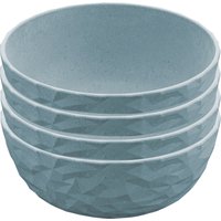 KOZIOL Schale "CLUB BOWL", 4 tlg., aus Kunststoff, Made in Germany. Bozirkulärer Kunststoff, 700 ml von Koziol