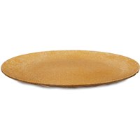 KOZIOL Speiseteller "CLUB PLATE, Ø 26 cm, spülmaschinengeeignet" aus biozirkulärem Kunststoff & FSC zertifiziertem Holz, melaminfrei von Koziol