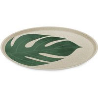 KOZIOL Speiseteller "CONNECT MONSTERA LEAF" recycelbar + aus biozirkulärem, 25,5 cm von Koziol