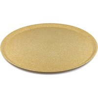 KOZIOL Speiseteller "CONNECT PLATE Ø 25,5 cm, aus biozirkulärem Material" Spülmaschinengeeignet und melaminfrei, Made in Germany von Koziol