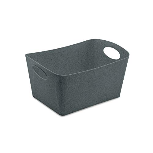 Koziol Aufbewahrungsbox Boxxx M, Box, Kiste, Korb, Aufbewahrung, Thermoplastischer Kunststoff, Organic Deep Grey, 3.5 L, 5744673 von Koziol