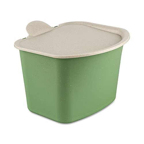Koziol BIBO Bio Abfall Behälter nature leaf green von Koziol