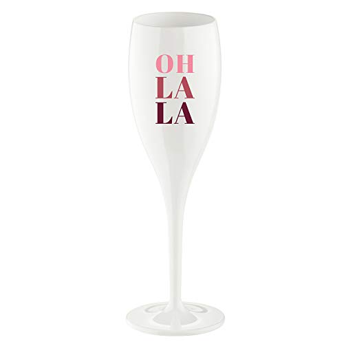 Koziol Cheers NO. 1 OH LA LA Superglas 100ml mit Druck von Koziol