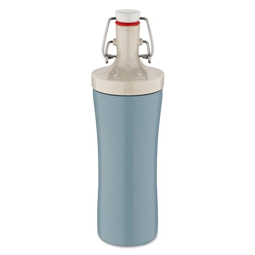 Koziol PLOPP to GO Trinkflasche 425 ml Nature Flower Blue 7796716 von Koziol
