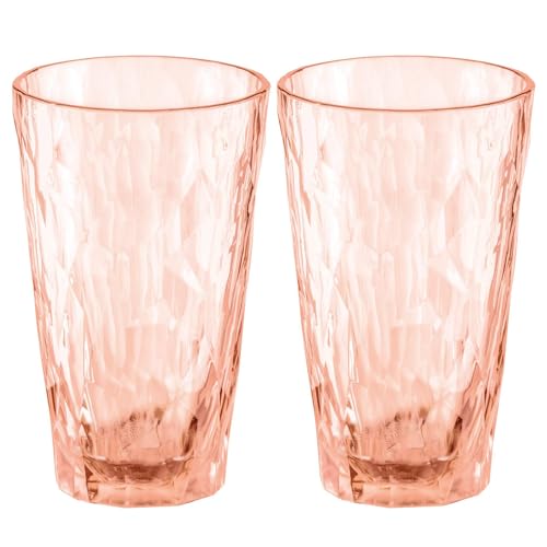koziol Superglas Club No. 6, 2 Stück, 300 ml, Cocktail-Glas aus kristallklarem Kunststoff, luxuriös, unzerbrechlich, wiederverwendbar, Party, Camping, 2er Set (Rose Quartz) koziol Superglas Club No. 6, 2 Stück, 300 ml, Cocktail-Glas aus kristallklarem Kunststoff, luxuriös, unzerbrechlich, wiederverwendbar, Party, Camping, 2er Set (Rose Quartz) von Koziol