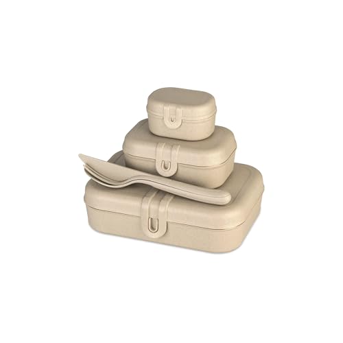 PASCAL READY Lunchbox-Set + Besteck-Set nature desert sand PASCAL READY Lunchbox-Set + Besteck-Set nature desert sand von Koziol