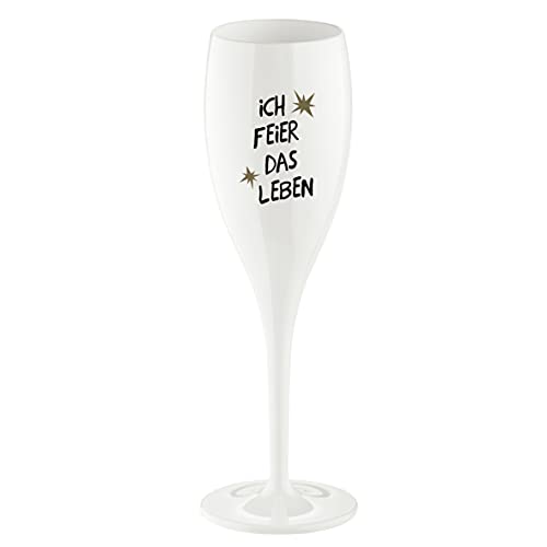 koziol Sprücheglas CHEERS NO. 1 Ich feier das Leben von Koziol