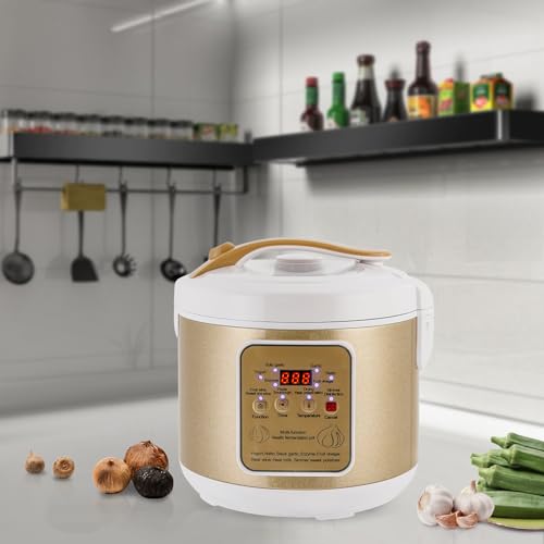 6L Schwarzer Knoblauch Fermenter Voll 90W Automatische Intelligente Steuerung Garlics Maker Multi Knoblauchzehe Diy Kocher von Kozivmo