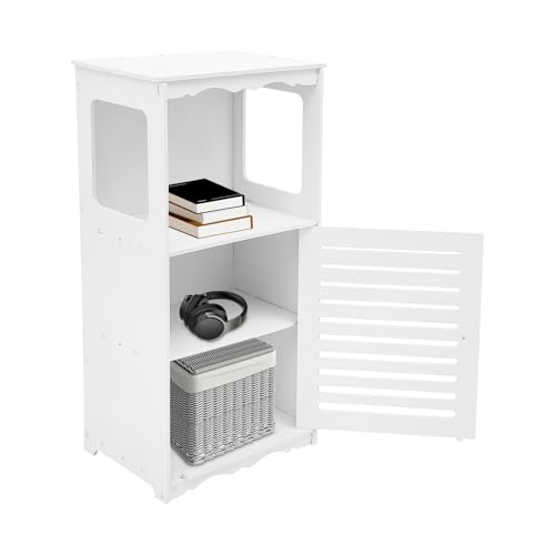 Badschrank Küchenschrank mit Doppeltür & Einstellbarem Regal Badkommode Sideboard Aufbewahrungsschrank wasserdichte Badezimmerschränke Eckschrank vielseitig einsetzbares Badregal mit 4 Etagen für Schl Badschrank Küchenschrank mit Doppeltür & Einstellbarem Regal Badkommode Sideboard Aufbewahrungsschrank wasserdichte Badezimmerschränke Eckschrank vielseitig einsetzbares Badregal mit 4 Etagen für Schl von Kozivmo