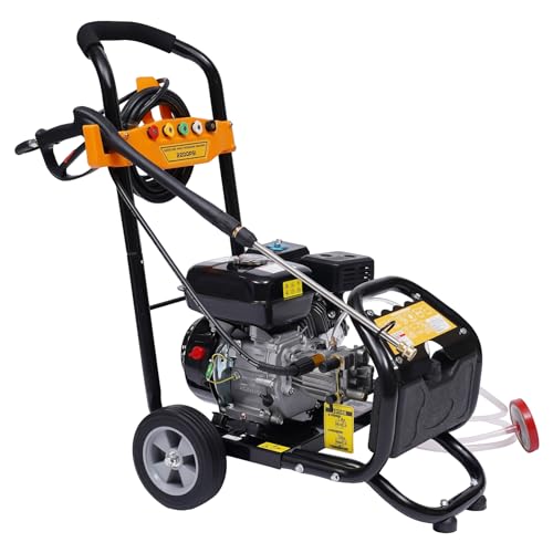 Benzin Hochdruckreiniger 7.5 PS Flächenreiniger 2600 PSI Dreckfräse Manuelle Dampfstrahler 3400u/min Garten Flächenreiniger Terrassenreinger Steinreiniger Profi Hochdruckreiniger für Reinigung Decks, Benzin Hochdruckreiniger 7.5 PS Flächenreiniger 2600 PSI Dreckfräse Manuelle Dampfstrahler 3400u/min Garten Flächenreiniger Terrassenreinger Steinreiniger Profi Hochdruckreiniger für Reinigung Decks, von Kozivmo