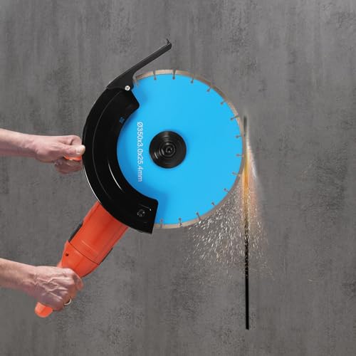 Betonsäge, Elektrische Steinsäge 3000W, Nass-/Trocken Steinschneidemaschine,Staubfreies Schneiden, 3800r/min, Scheibendurchmesser Sägeblatt, 135 mm Schnitttiefe von Kozivmo
