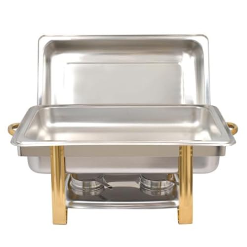 Chafing Dish incl. 1/1GN-Behälter Warmhaltebehälter Stapelbarer für Buffet, Hochzeiten, Partys 63 * 35 * 32 cm von Kozivmo