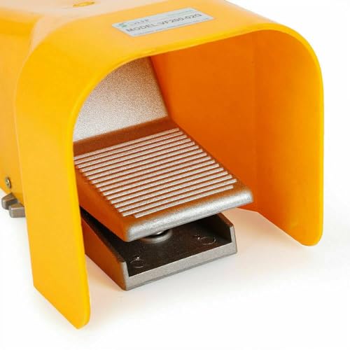 Pneumatisches Fußventil G1/4" Druckluft Fußschalter 3 Wege 2 Position Pneumatik Luft Ventil Fußpedal 0-0,8 MPa von Kozivmo