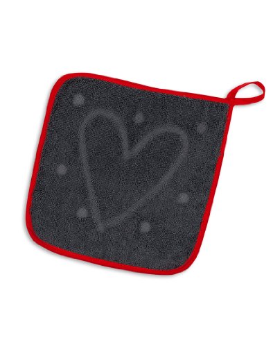 KRACHT, Ein Topflappen 100% Liebe, Frottee, 100% Baumwolle, 22x22cm KRACHT, Ein Topflappen 100% Liebe, Frottee, 100% Baumwolle, 22x22cm von Kracht seit 1810