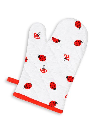 KRACHT, Grillhandschuh, Ofenhandschuh, Küchenhandschuh,100% Baumwolle, Druckmotiv Marienkäfer/Pilz KRACHT, Grillhandschuh, Ofenhandschuh, Küchenhandschuh,100% Baumwolle, Druckmotiv Marienkäfer/Pilz von Kracht seit 1810