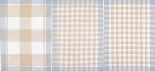 Kracht 3er-Pack Geschirrtuch Halbleinen, Karo Sortiert, beige, 50x70cm Kracht 3er-Pack Geschirrtuch Halbleinen, Karo Sortiert, beige, 50x70cm von Kracht seit 1810