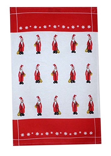 Kracht Baumwoll Geschirrtuch, Druck Nikolaus, Format 45/70 cm von Kracht seit 1810