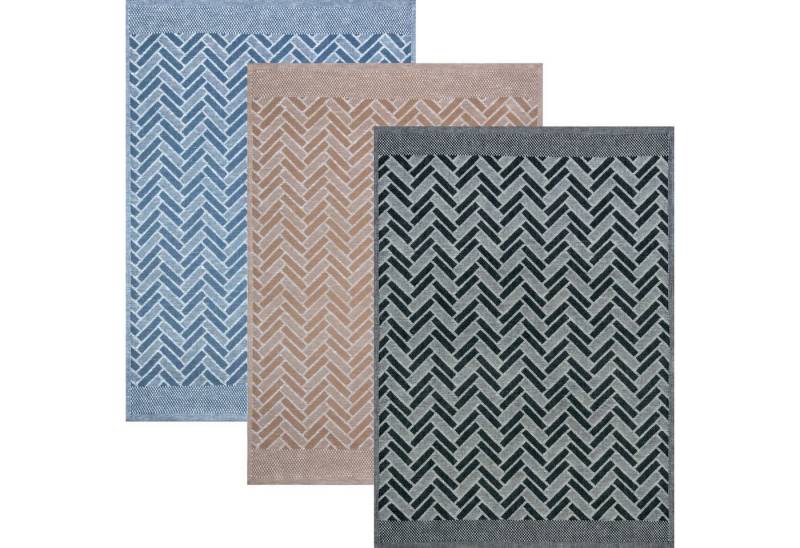 Kracht Geschirrtuch Geschirrtuch "Bricks" 3er-Pack, Halbleinen Streifen Kracht Geschirrtuch Geschirrtuch "Bricks" 3er-Pack, Halbleinen Streifen von Kracht