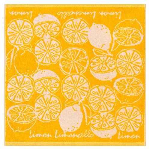 Kracht Küchen Textilien Limoncello Frottier Küchentuch 50x50 cm gelb 3er Pack von Kracht
