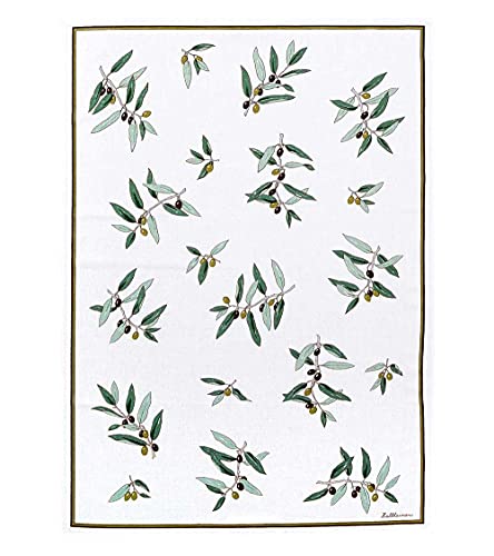 Reduziert! Kracht: Geschirrtücher Oliven, aus Halbleinen, 2er Pack, 50x70 cm von KRACHT