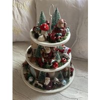 Handgefertigte Deko Etagere Adventskranz Weihnachtspyramide Weihnachtsdeko -580 Handgefertigte Deko Etagere Adventskranz Weihnachtspyramide Weihnachtsdeko -580 von Kraenzchenfein