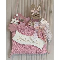 Handgestrickter Deko Türkranz Strick Türtasche Türschmuck Häschen Osterschmuck -689 Handgestrickter Deko Türkranz Strick Türtasche Türschmuck Häschen Osterschmuck -689 von Kraenzchenfein