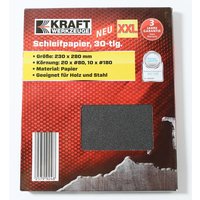 Kraft Werkzeuge Schleifpapier 230 x 280 mm #80 & #180 30 tlg. von Kraft Werkzeuge