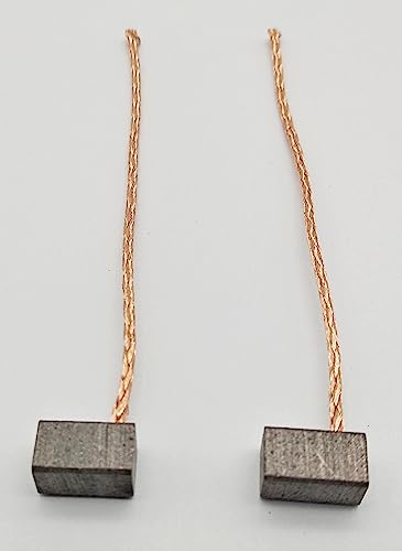 1 Paar Kohlebürsten 6 x 6 x 10 mm PKW/LKW 6, 12, 24V Scheibenwischer, Klima, Lüfter, Pumpe, Wasserpumpe, Fensterheber von Kraftfeld