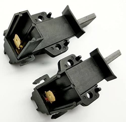 1 Paar Kohlebürsten mit Halter für Hoover Waschmaschinen Motorkohlen 97916670 von Kraftfeld