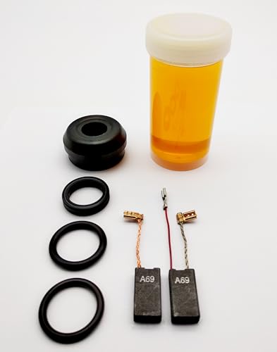Verschleißteil Satz für Bosch GBH 5-38 D Service Pack + Öl Wartung Reparatur Set von Kraftfeld