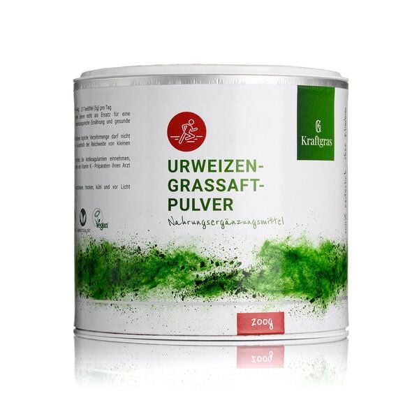 Kraftgras 200g Bio Urweizengrassaftpulver von Kraftgras