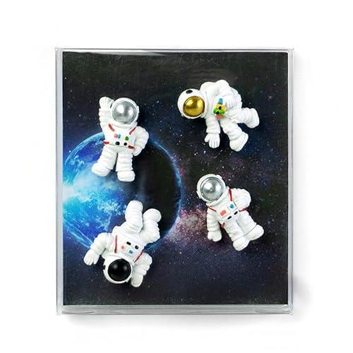 Kraftheld | 4er Set Deko-Magnete Space | Astronauten-Magnete bunt, dekorativ, farbenfroh | Kühlschrankmagnete in Form von Weltraum | Magnet-Deko als Geschenk Kraftheld | 4er Set Deko-Magnete Space | Astronauten-Magnete bunt, dekorativ, farbenfroh | Kühlschrankmagnete in Form von Weltraum | Magnet-Deko als Geschenk von Kraftheld